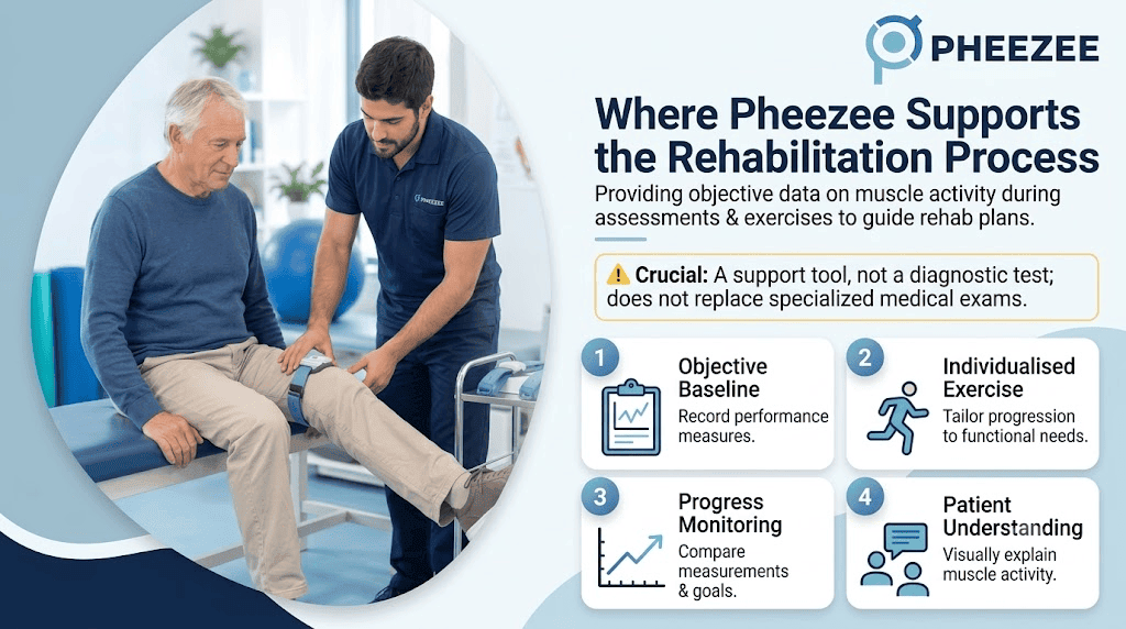 Where Pheezee supports the rehabilitation process